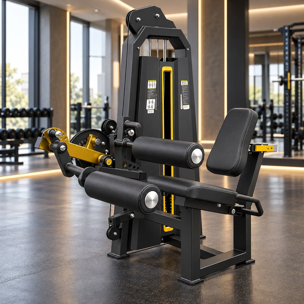 BLC Leg Extension / Leg Curl with weight stack